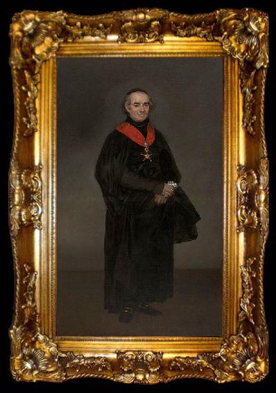 framed  Francisco de Goya Portrait of Don Juan Antonio Llorente, ta009-2